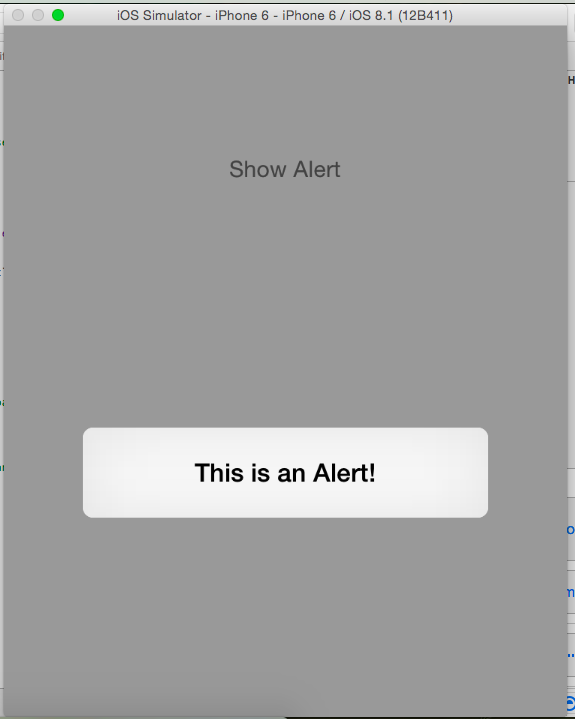iOS Swift Alert